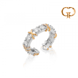 A740 - ANILLO BICOLOR...