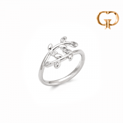 A755 - ANILLO HOJAS EN...
