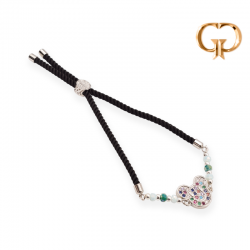 P321 - PULSERA CORDON NEGRO...