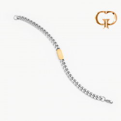P1472 - PULSERA ACERO PLACA...