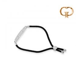 P141 - PULSERA CORDON NEGRO...
