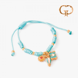 P1766 - PULSERA HILO, DIJES...