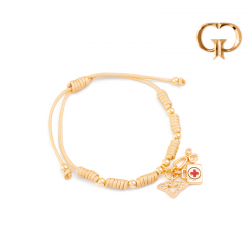P1767 - PULSERA HILO, DIJES...