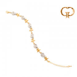 P1926 - PULSERA BICOLOR...