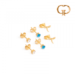 Z3985 - SET 3 TOPOS ACERO...