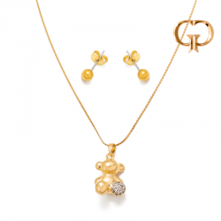 J1599 - JUEGO ACERO OSO Y...