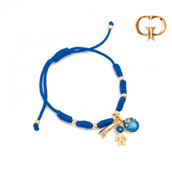 P1769 - PULSERA HILO AZUL,...