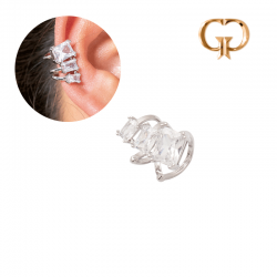 Z1820 - EARCUFF 3 ZIRCONES...