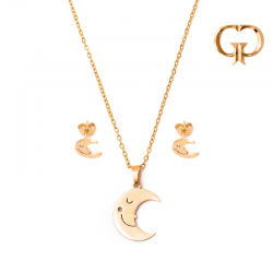 J2101 -  JUEGO ACERO LUNA...