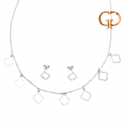 J2106 -  JUEGO ACERO FLOR...