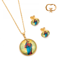 J215 - JUEGO ACERO VIRGEN...