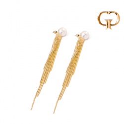 Z3340 -  ARETE LARGO PERLA...