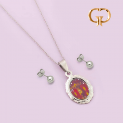 ZJ0797 - JUEGO ACERO CRISTO