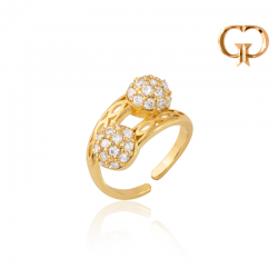 A724 - ANILLO 2 BOLAS DE...