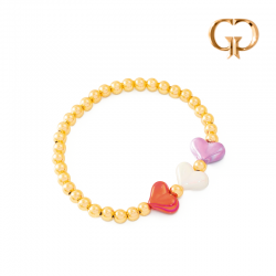 P1428 - PULSERA BOLAS Y 3...