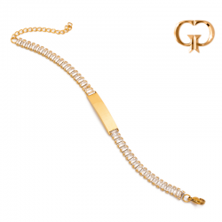 P869 - PULSERA ACERO PLACA...