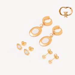 Z4106 - SET EN ACERO TOPOS...