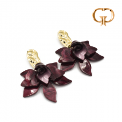 Z1707 - ARETE FLOR NACARADA...
