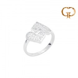 A850 - ANILLO 2 CORAZONES...