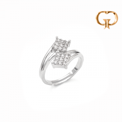 A511 - ANILLO CUADROS EN...