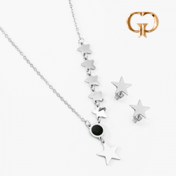 J1024 -  JUEGO ACERO ESTRELLAS