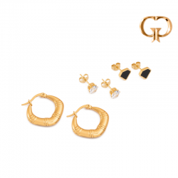 J1445 - SET DE 3 ARETES EN...