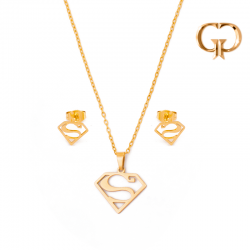 J2093 -  JUEGO ACERO SUPERMAN