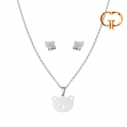 J2097 -  JUEGO ACERO OSO