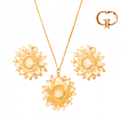J2347 - JUEGO ACERO FLOR...