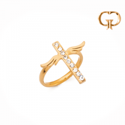 A611 -  ANILLO ACERO CRUZ...