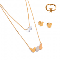 J688 -  JUEGO ACERO MICKY...