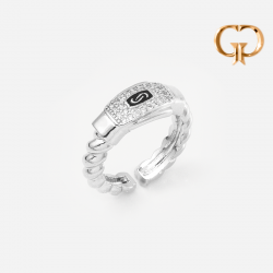 A1142 - ANILLO PLACA EN...