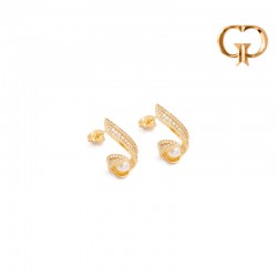 Z1795 - ARETE PERLA Y...
