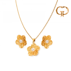 J1828 -  JUEGO ACERO FLOR...