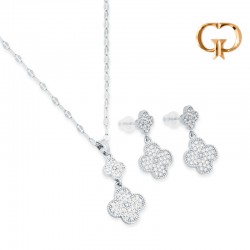 j693 -  JUEGO FLOR...