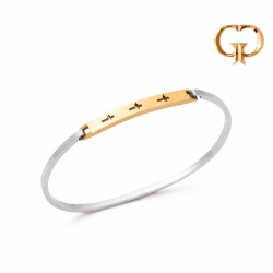 P545 -  ARO ACERO BICOLOR...