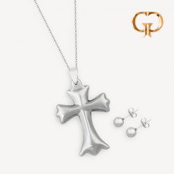 J07 - JUEGO ACERO CRUZ GRANDE