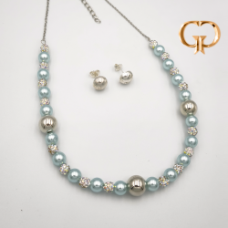 J1681 - JUEGO COLLAR BOLAS...
