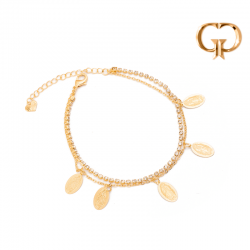 P1036 - PULSERA TOBILLERA,...