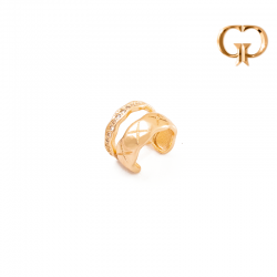 Z3413 -  EARCUFF 2 LINEAS...
